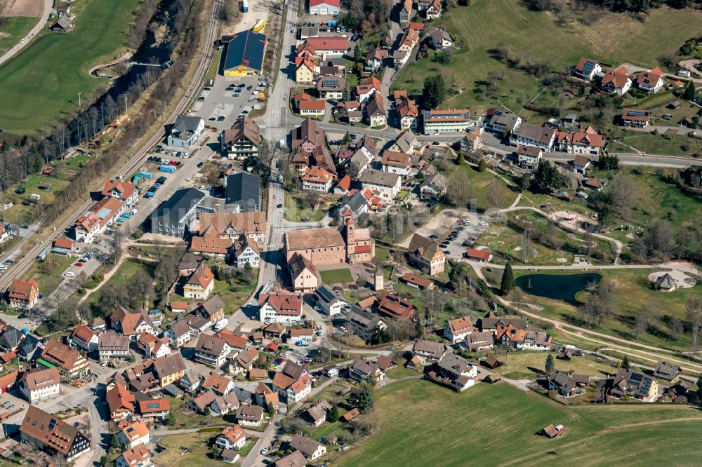 Luftaufnahme Klosterreichenbach - Ortsansicht Klosterreichenbach im Bundesland Baden-Württemberg, Deutschland