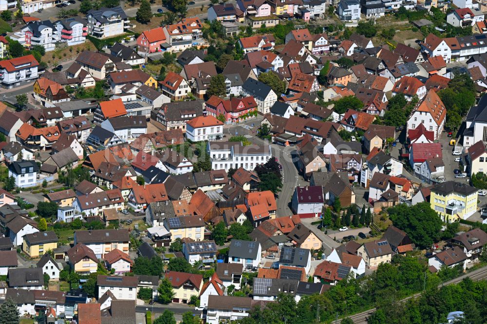 Luftbild Kämpfelbach - Ortsansicht in Kämpfelbach im Bundesland Baden-Württemberg, Deutschland