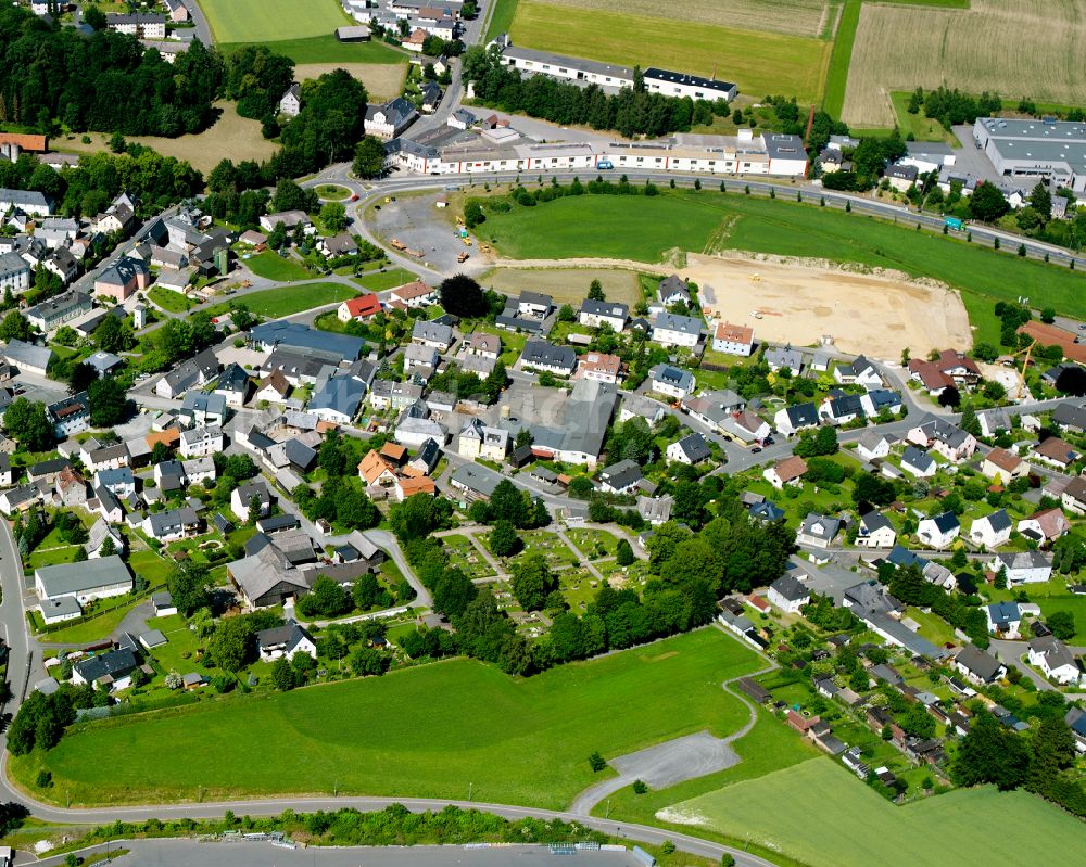 Luftaufnahme Konradsreuth - Ortsansicht in Konradsreuth im Bundesland Bayern, Deutschland