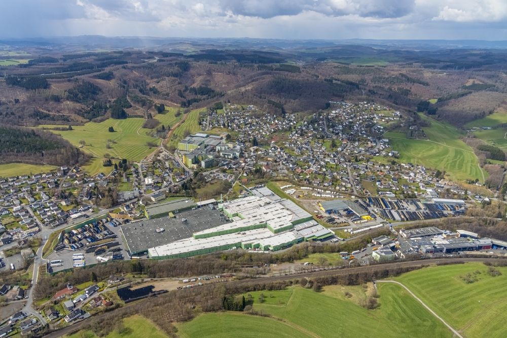 Luftbild Krombach - Ortsansicht in Krombach im Bundesland Nordrhein-Westfalen, Deutschland