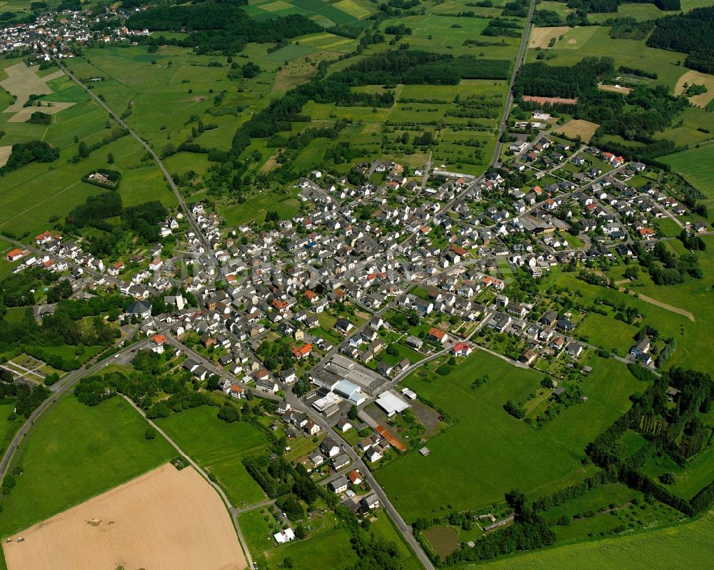 Luftbild Lahr - Ortsansicht in Lahr im Bundesland Hessen, Deutschland