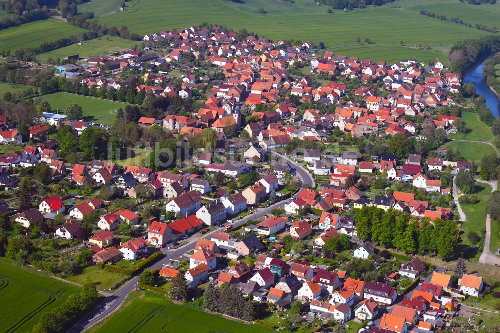 Luftbild Lauchröden - Ortsansicht in Lauchröden im Bundesland Thüringen, Deutschland