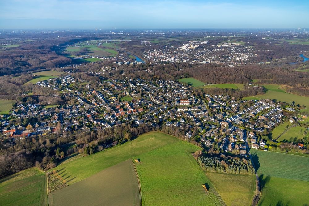 Luftaufnahme Laupendahl - Ortsansicht in Laupendahl im Bundesland Nordrhein-Westfalen, Deutschland