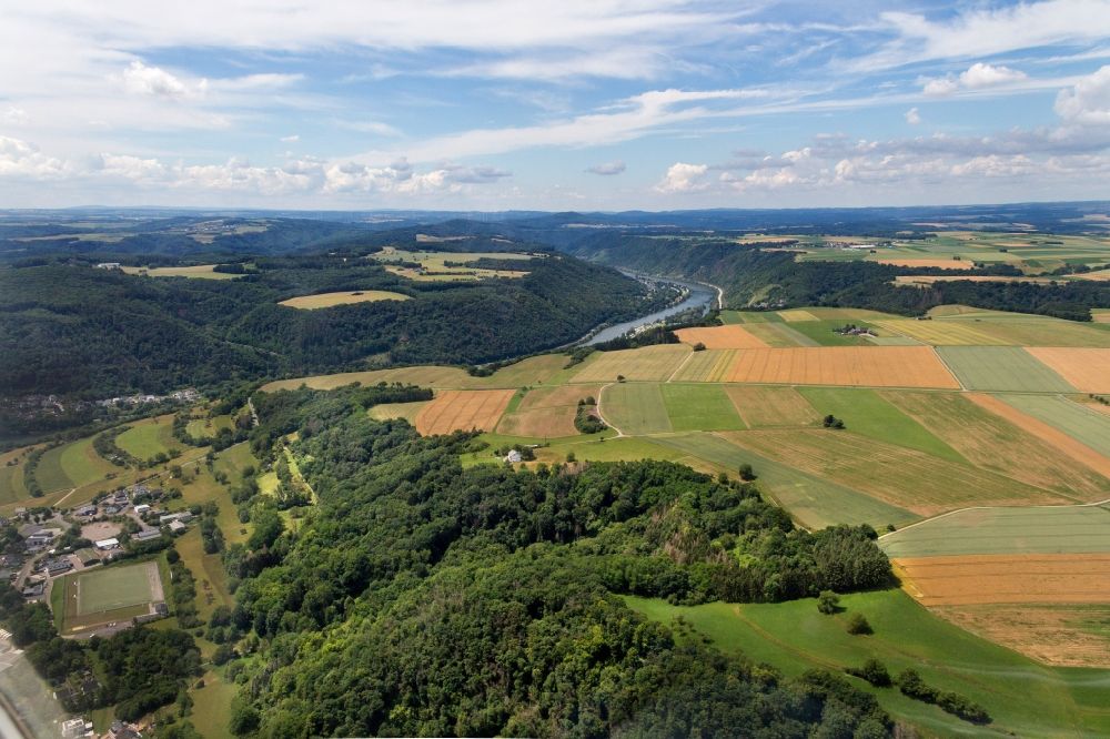 Luftbild Lehmen - Ortsansicht in Lehmen im Bundesland Rheinland-Pfalz, Deutschland