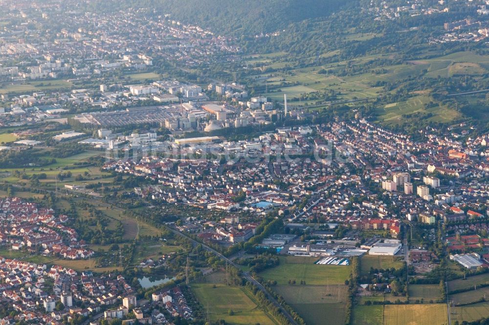 Leimen von oben - Ortsansicht in Leimen im Bundesland Baden-Württemberg, Deutschland