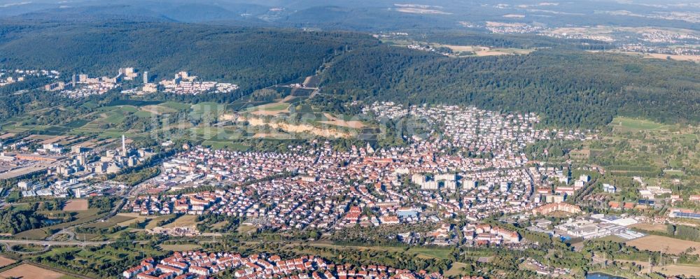 Luftbild Leimen - Ortsansicht in Leimen am Rand des Odenwaldes im Bundesland Baden-Württemberg, Deutschland