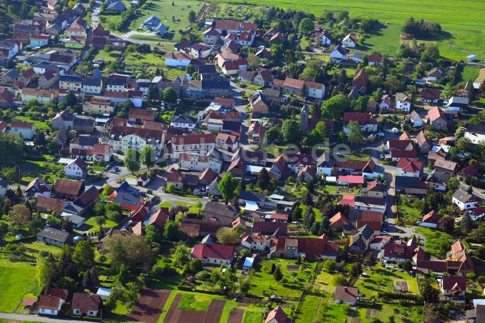 Luftaufnahme Lengefeld - Ortsansicht in Lengefeld im Bundesland Sachsen-Anhalt, Deutschland