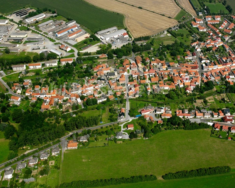Luftbild Lengefeld - Ortsansicht in Lengefeld im Bundesland Thüringen, Deutschland