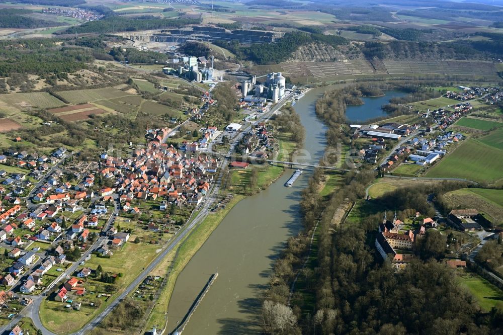 Luftaufnahme Lengfurt - Ortsansicht in Lengfurt im Bundesland Bayern, Deutschland