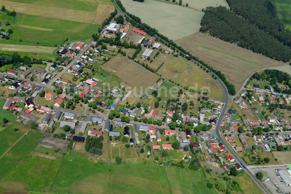 Luftbild Liebenthal - Ortsansicht in Liebenthal im Bundesland Brandenburg, Deutschland