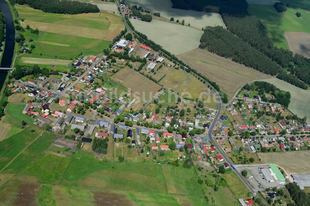 Luftaufnahme Liebenthal - Ortsansicht in Liebenthal im Bundesland Brandenburg, Deutschland