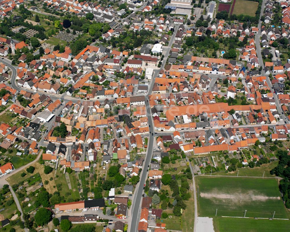 Luftbild Liedolsheim - Ortsansicht in Liedolsheim im Bundesland Baden-Württemberg, Deutschland