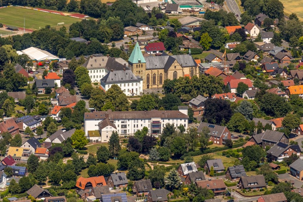 Luftaufnahme Liesborn - Ortsansicht in Liesborn im Bundesland Nordrhein-Westfalen, Deutschland