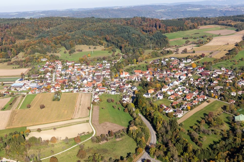 Luftaufnahme Liggeringen - Ortsansicht in Liggeringen im Bundesland Baden-Württemberg, Deutschland