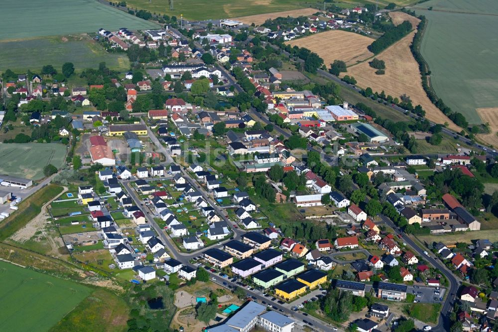 Luftaufnahme Lindenberg - Ortsansicht in Lindenberg im Bundesland Brandenburg, Deutschland