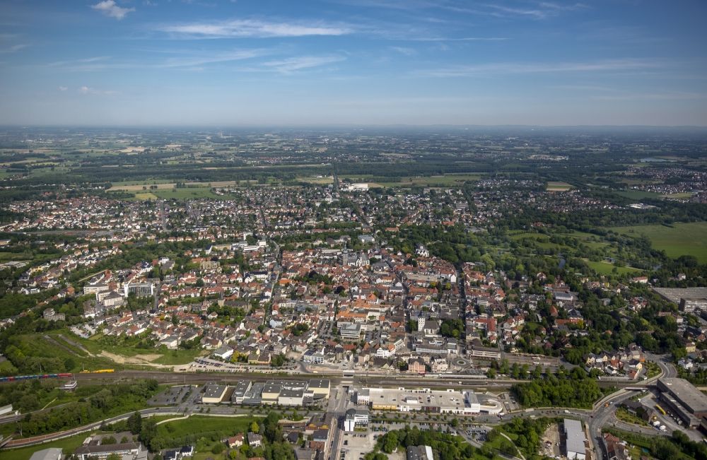 Luftbild Lippstadt - Ortsansicht von Lippstadt im Bundesland Nordrhein-Westfalen