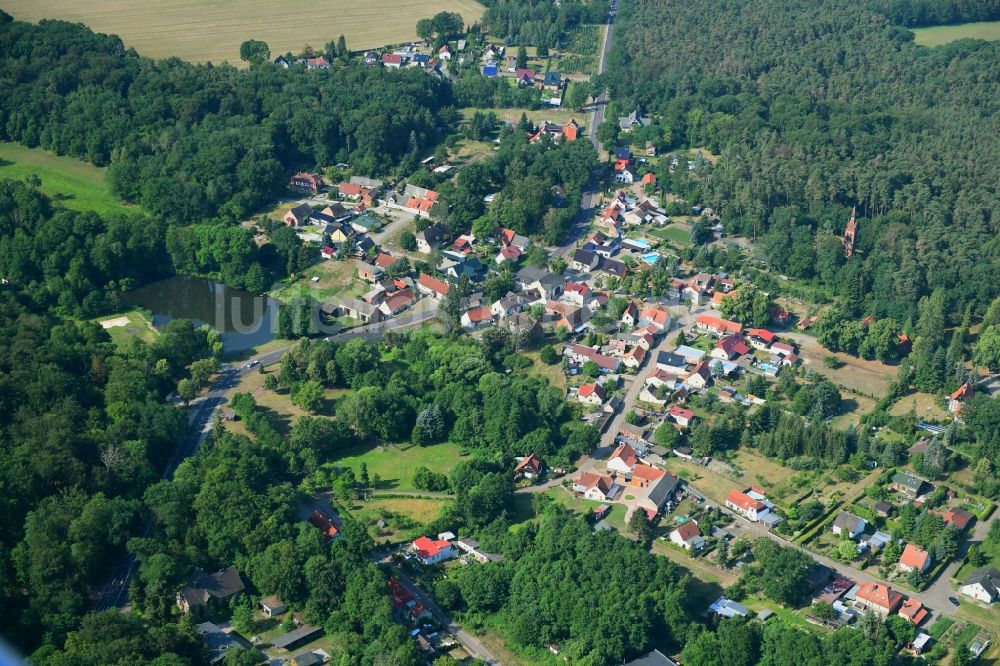Luftbild Magdeburgerforth - Ortsansicht in Magdeburgerforth im Bundesland Sachsen-Anhalt, Deutschland