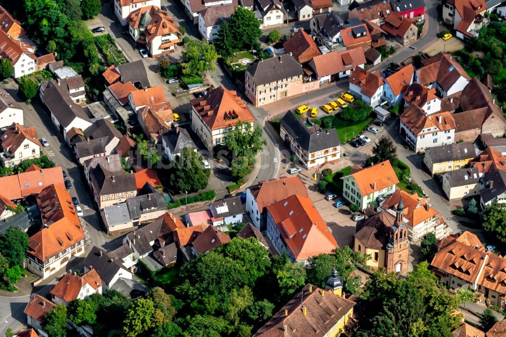 Luftbild Mahlberg - Ortsansicht in Mahlberg im Bundesland Baden-Württemberg, Deutschland