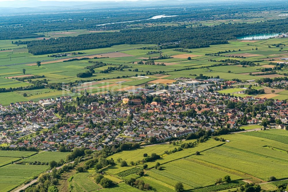 Luftbild Mahlberg - Ortsansicht in Mahlberg im Bundesland Baden-Württemberg, Deutschland