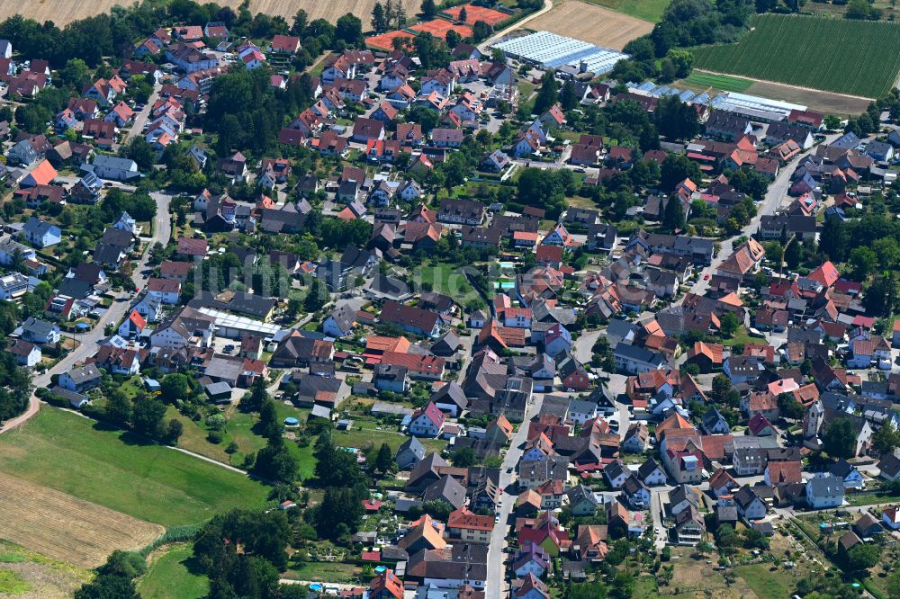 Luftaufnahme March - Ortsansicht in March im Bundesland Baden-Württemberg, Deutschland