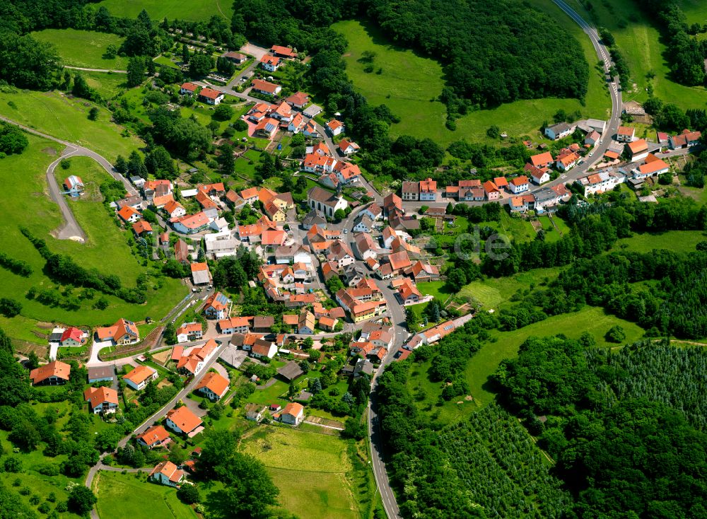 Luftaufnahme Marienthal - Ortsansicht in Marienthal im Bundesland Rheinland-Pfalz, Deutschland