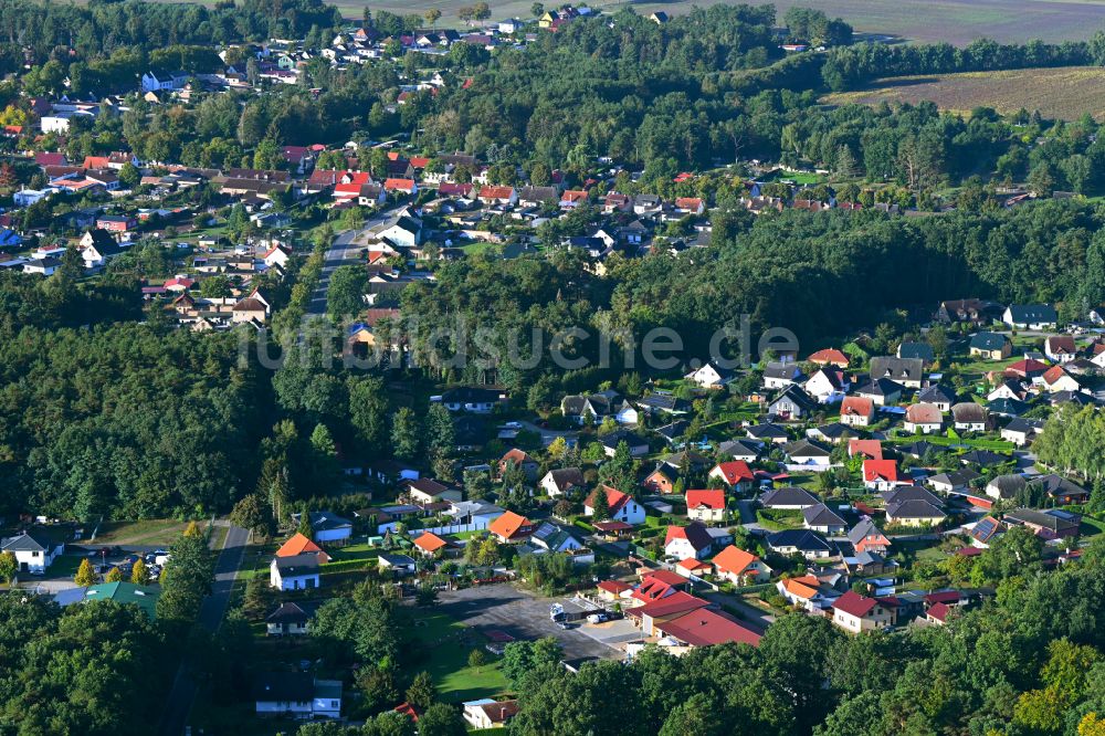 Luftaufnahme Marienwerder - Ortsansicht in Marienwerder im Bundesland Brandenburg, Deutschland