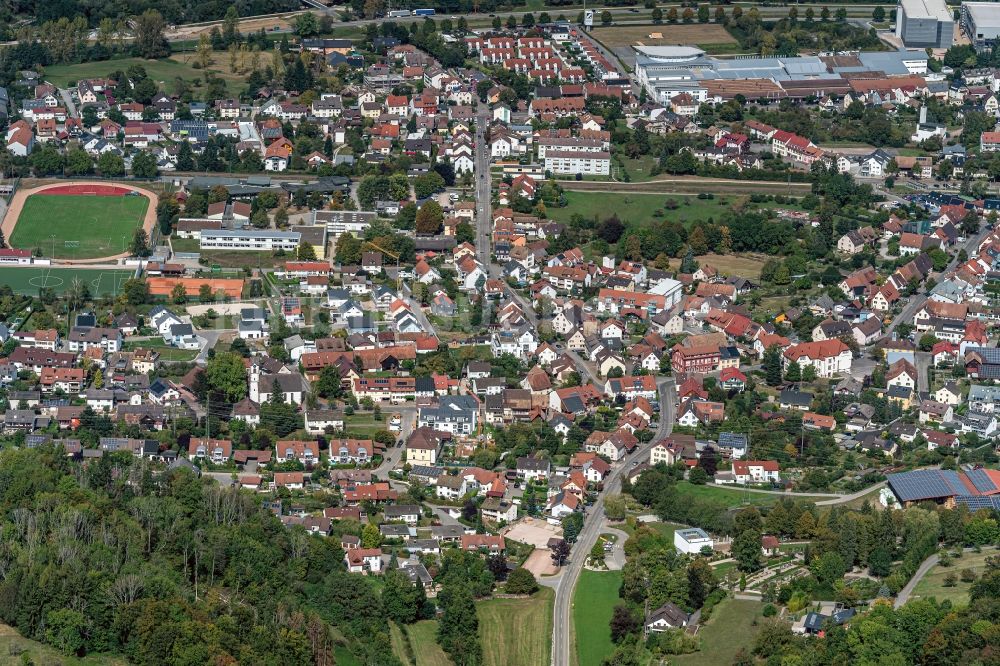Luftbild Maulburg - Ortsansicht in Maulburg im Bundesland Baden-Württemberg, Deutschland