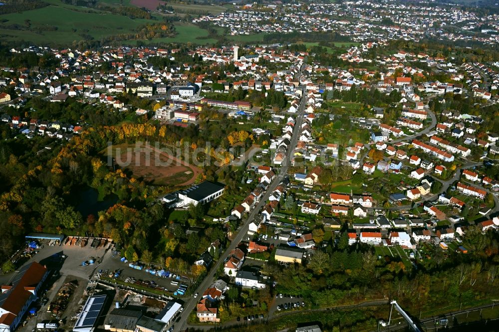 Luftbild Merchweiler - Ortsansicht in Merchweiler im Bundesland Saarland, Deutschland