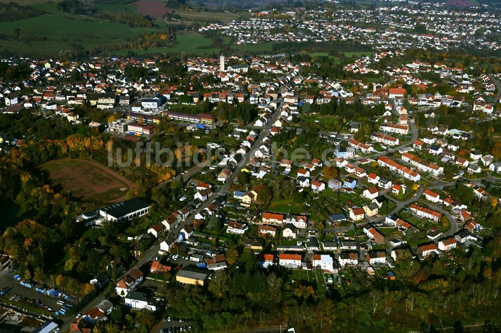 Luftaufnahme Merchweiler - Ortsansicht in Merchweiler im Bundesland Saarland, Deutschland