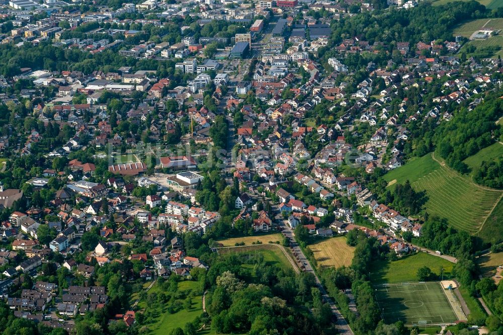 Luftbild Merzhausen - Ortsansicht in Merzhausen im Bundesland Baden-Württemberg, Deutschland