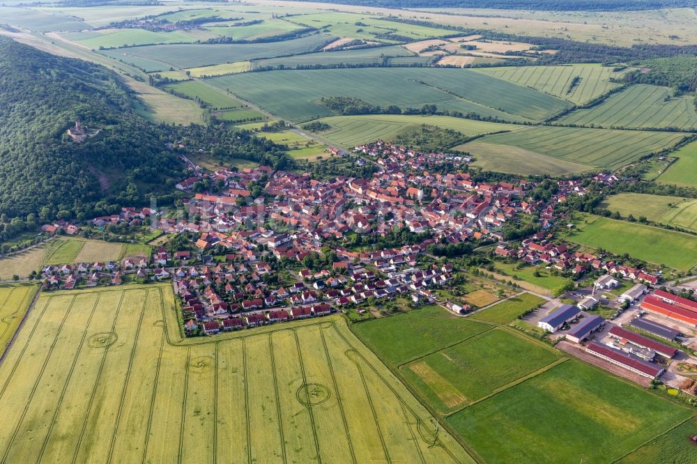 Luftaufnahme Mühlberg - Ortsansicht in Mühlberg im Bundesland Thüringen, Deutschland
