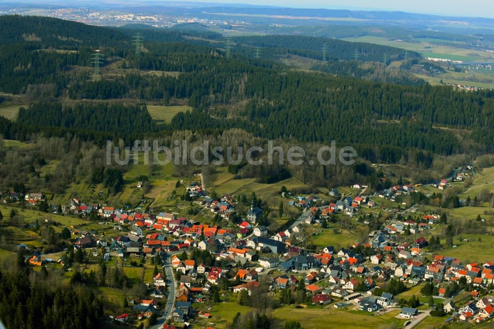 Luftaufnahme Möhrenbach - Ortsansicht in Möhrenbach im Bundesland Thüringen, Deutschland