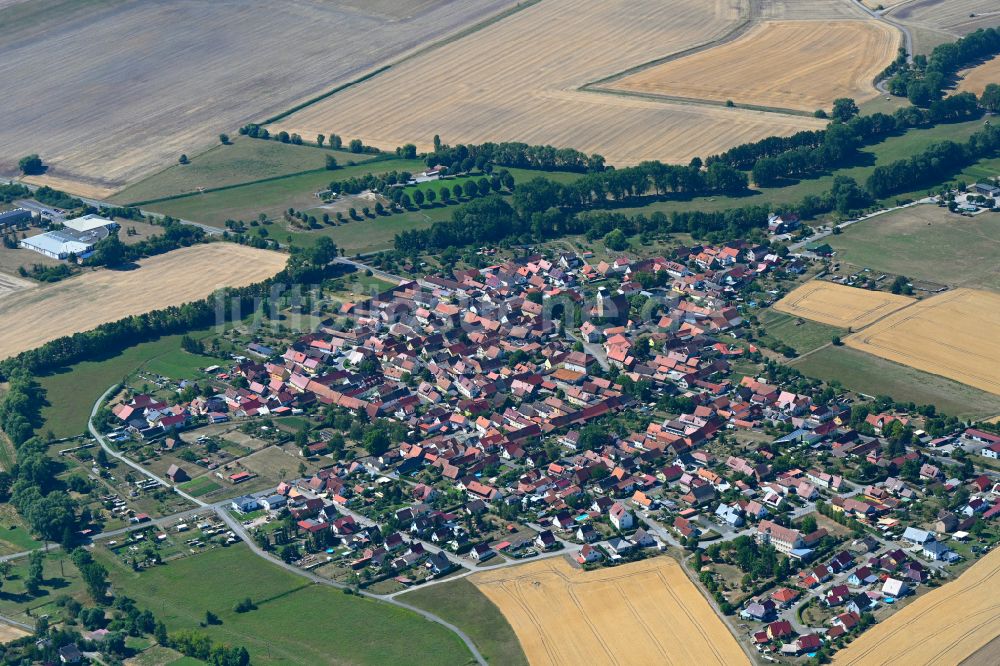 Luftaufnahme Milz - Ortsansicht in Milz im Bundesland Thüringen, Deutschland