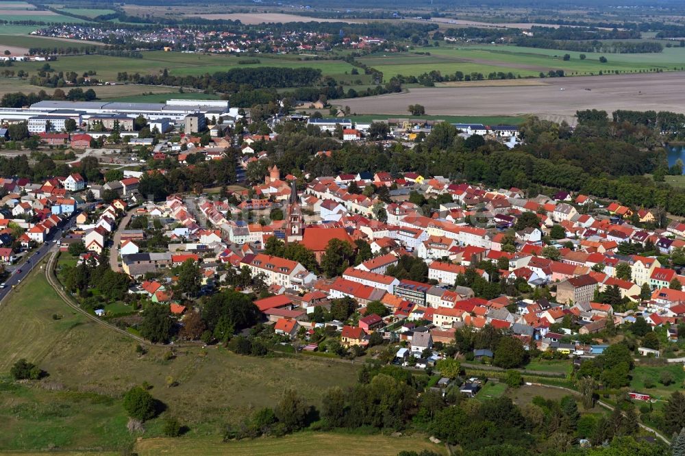 Luftaufnahme Mittenwalde - Ortsansicht in Mittenwalde im Bundesland Brandenburg, Deutschland