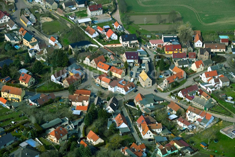 Luftbild Nehlitz - Ortsansicht in Nehlitz im Bundesland Sachsen-Anhalt, Deutschland