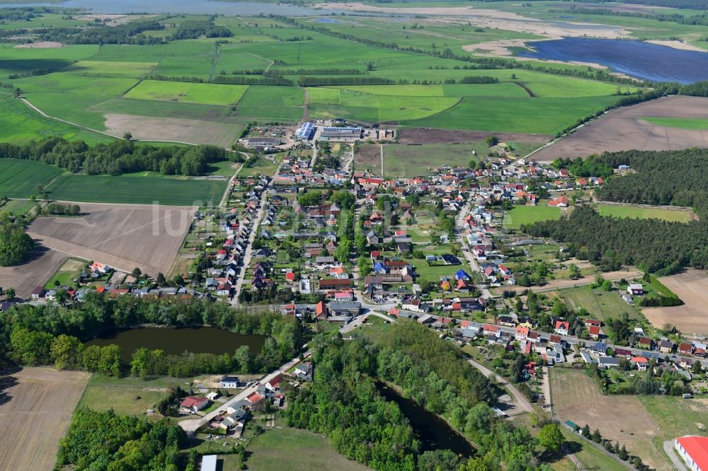 Luftbild Netzen - Ortsansicht in Netzen im Bundesland Brandenburg, Deutschland