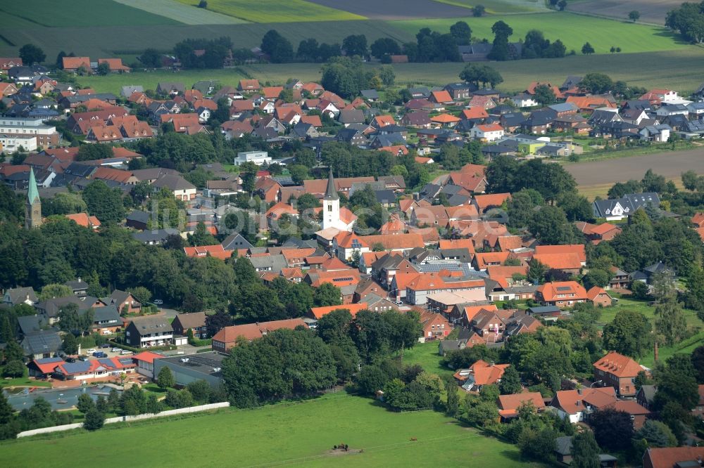 Luftaufnahme Neuenkirchen-Vörden - Ortsansicht in Neuenkirchen- Vörden im Bundesland Niedersachsen