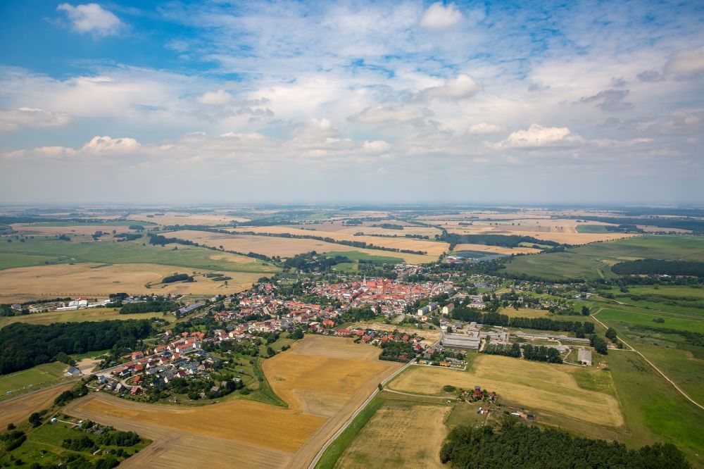 Luftaufnahme Neukalen - Ortsansicht von Neukalen im Bundesland Mecklenburg-Vorpommern
