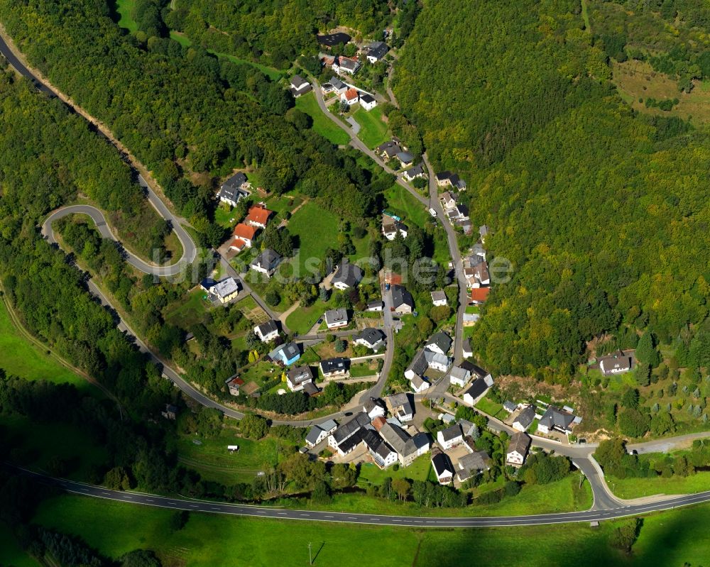 Luftbild Weiler - Ortsansicht von Niederelz im Bundesland Rheinland-Pfalz