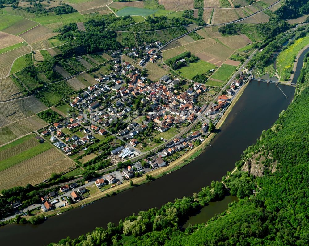 Luftaufnahme Niederhausen - Ortsansicht von Niederhausen im Bundesland Rheinland-Pfalz