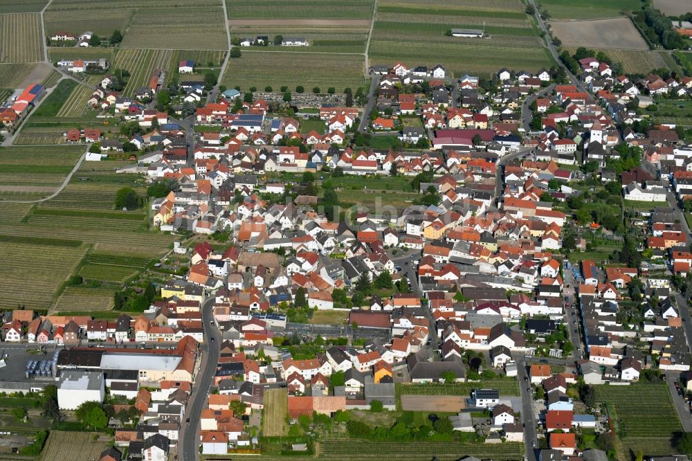 Luftbild Niederkirchen bei Deidesheim - Ortsansicht in Niederkirchen bei Deidesheim im Bundesland Rheinland-Pfalz, Deutschland