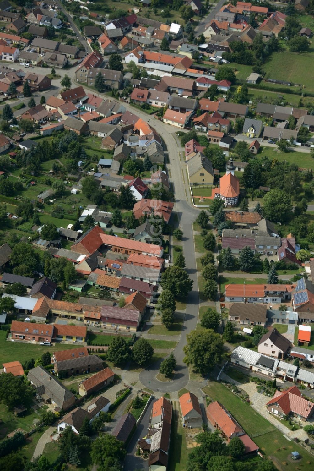 Luftbild Bersteland - Ortsansicht von Niewitz im Bundesland Brandenburg