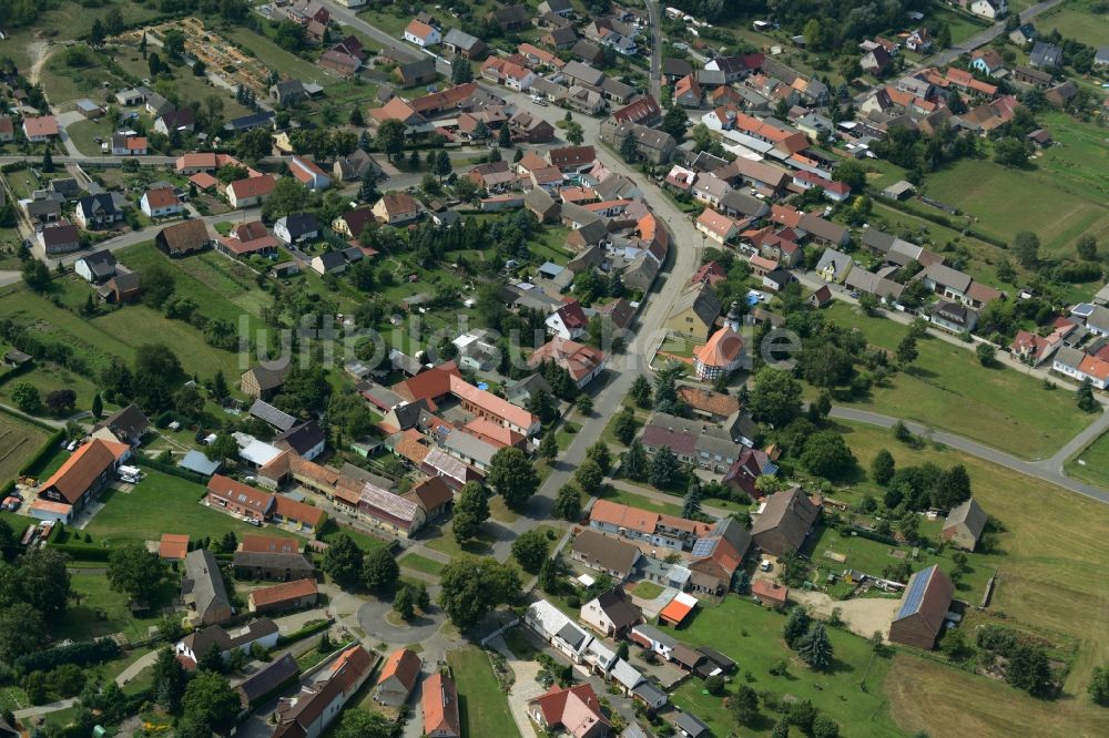 Luftaufnahme Bersteland - Ortsansicht von Niewitz im Bundesland Brandenburg