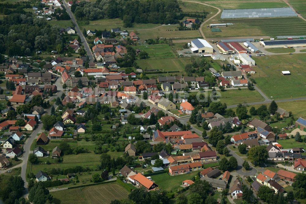 Bersteland aus der Vogelperspektive: Ortsansicht von Niewitz im Bundesland Brandenburg