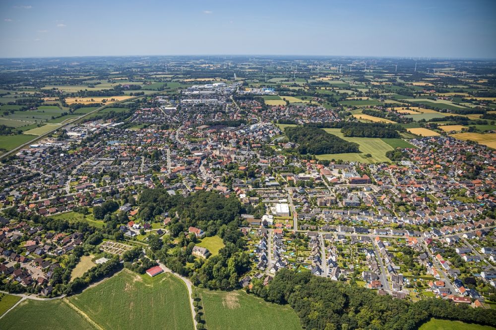 Luftbild Nordwalde - Ortsansicht in Nordwalde im Bundesland Nordrhein-Westfalen, Deutschland
