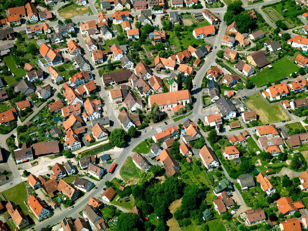 Luftbild Oberndorf - Ortsansicht in Oberndorf im Bundesland Baden-Württemberg, Deutschland