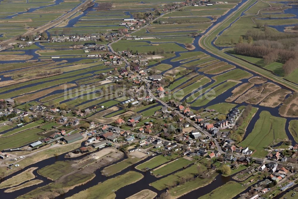Luftbild Oostzaan - Ortsansicht in Oostzaan in Noord-Holland, Niederlande