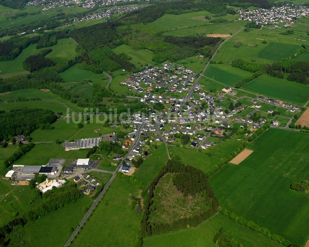 Dreisbach aus der Vogelperspektive: Ortsansicht der Ortsgemeinde Dreisbach im Bundesland Rheinland-Pfalz