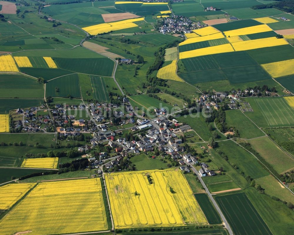 Dörsdorf von oben - Ortsansicht der Ortsgemeinde Dörsdorf im Bundesland Rheinland-Pfalz