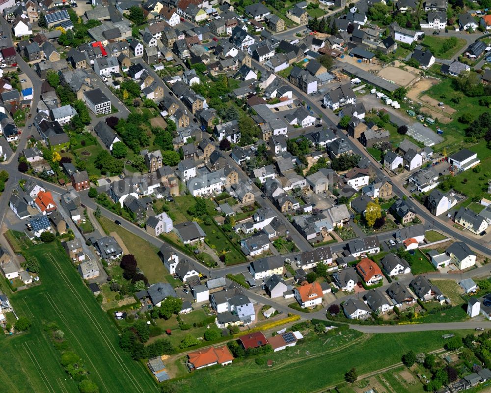 Luftbild Ettringen - Ortsansicht der Ortsgemeinde Ettringen im Bundesland Rheinland-Pfalz